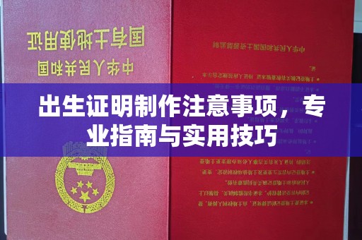 西工出生证明制作注意事项，专业指南与实用技巧