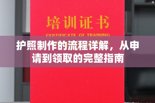 西工护照制作的流程详解，从申请到领取的完整指南