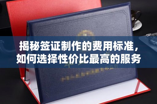 西工揭秘签证制作的费用标准，如何选择性价比最高的服务？