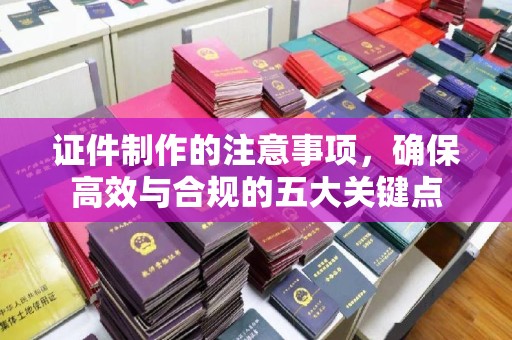 西工证件制作的注意事项，确保高效与合规的五大关键点