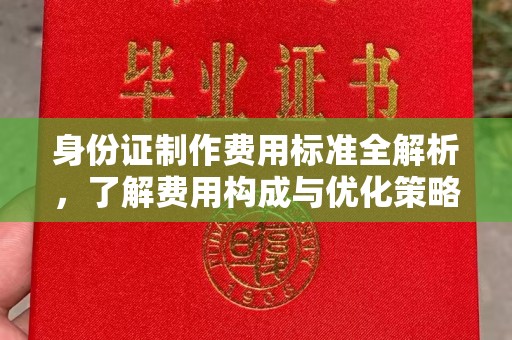 西工身份证制作费用标准全解析，了解费用构成与优化策略