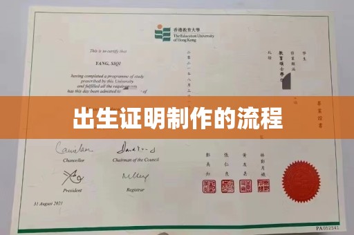 西工出生证明制作的流程