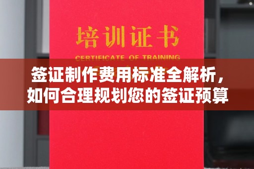 西工签证制作费用标准全解析，如何合理规划您的签证预算？