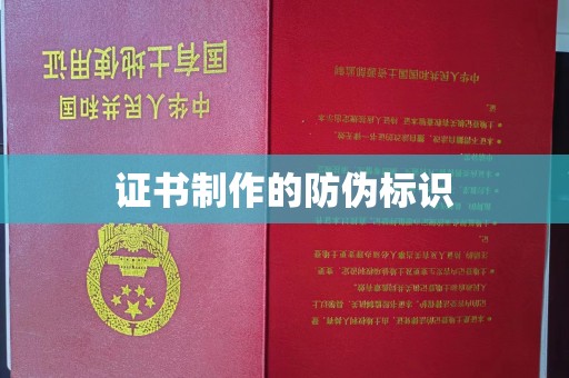 西工证书制作的防伪标识